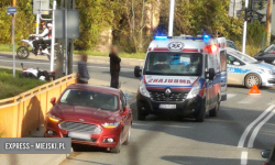 Zderzenie motocyklisty z osobówką w Ząbkowicach Śląskich