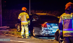 Zderzenie dwóch osobówek na małej obwodnicy Ząbkowic Śląskich [foto]