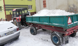 Trwa usuwanie nadmiaru śniegu w Ziębicach. Sprawdź gdzie nie parkować w najbliższych dniach