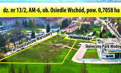 Działka przy Słonecznym Parku Wodnym pod hotel, zajazd, pensjonat wykazana do sprzedaży