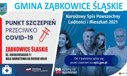 Mobilne Gminne Biuro Spisowe obok Punktu Szczepień Powszechnych