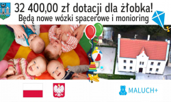 Ponad 32 tys. zł na funkcjonowanie ząbkowickiego żłobka. Będą nowe wózki spacerowe i monitoring