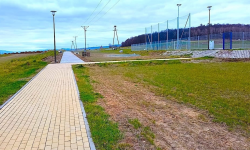 Budowa kompleksu sportowo-rekreacyjnego w Kamieńcu Ząbkowickim na ukończeniu