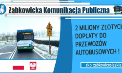 Gmina Ząbkowice Śląskie otrzymała blisko 2 mln zł dopłaty  do przewozów autobusowych