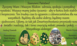 Życzenia Wielkanocne od władz gminy Ząbkowice Śląskie