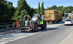 Utrudnienia na krajowej ósemce w Bardzie [foto]