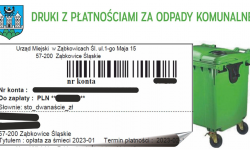 Informacja w sprawie wydruków z płatnościami za śmieci na 2023 rok