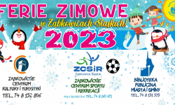 Ferie zimowe 2023 w Ząbkowicach Śląskich. Sprawdź, jakie czekają atrakcje [plakat]