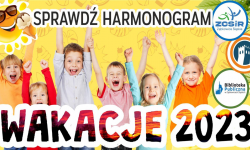 Wakacje 2023 w gminie Ząbkowice Śląskie. Moc atrakcji dla dzieci i młodzieży [plakat / harmonogram]