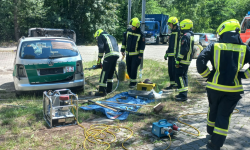 Strażacy-ochotnicy ze Stoszowic i Budzowa szkolili się w Berlinie