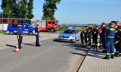 Wspólne międzynarodowe ćwiczenia policji i strażaków-ochotników z gminy Stoszowice