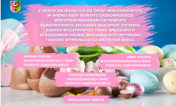 Życzenia wielkanocne od Rady Powiatu Ząbkowickiego