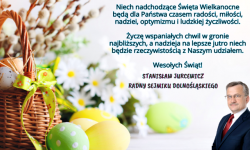 Życzenia wielkanocne od Stanisława Jurcewicza - radnego Sejmiku Dolnośląskiego