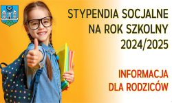 Stypendia szkolne o charakterze socjalnym na rok 2024/2025. Rodzicu złóż wniosek do 15 września