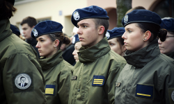 Uroczystość ślubowania kadetów klasy mundurowej w Zespole Szkół Ponadpodstawowych w Ziębicach [foto]