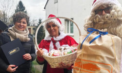 Mikołajowa delegacja z wizytą u najmłodszych mieszkańców gminy