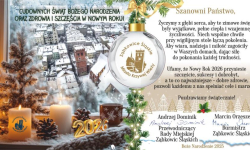 Życzenia świąteczne od władz gminy Ząbkowice Śląskie