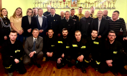 Spotkanie sprawozdawczo-wyborcze w OSP Głęboka. Wybrano nowe władze jednostki