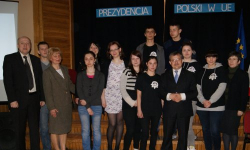 Lekcja wiedzy o prezydencji w Ziębicach 