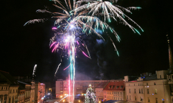 Powitanie Nowego Roku na ząbkowickim rynku