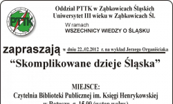 Skomplikowane dzieje Śląska - zaproszenie