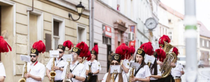 I Przegląd Orkiestr Dętych im. Łukasza Przepióry w Parku Miejskim w Złotym Stoku