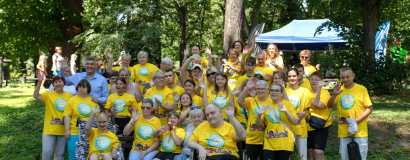 Piknik integracyjny w Parku Sybiraków