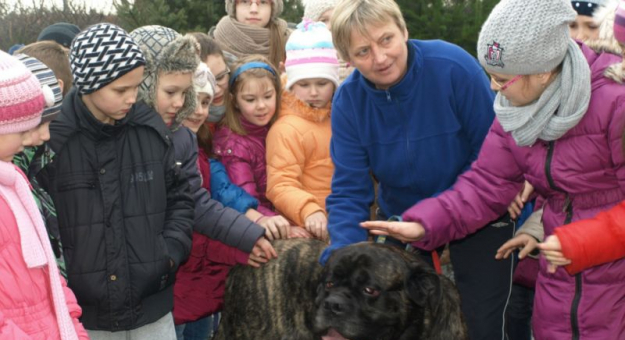 Podczas wizyty dzieci dowiedziały się m.in. jak funkcjonuje schronisko 