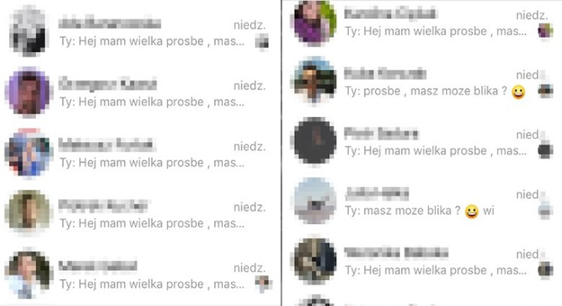 Nieznany sprawca, który włamał się na konto kobiety, wysyłał do jej znajomych wiadomość z prośbą o podanie kodu BLIK