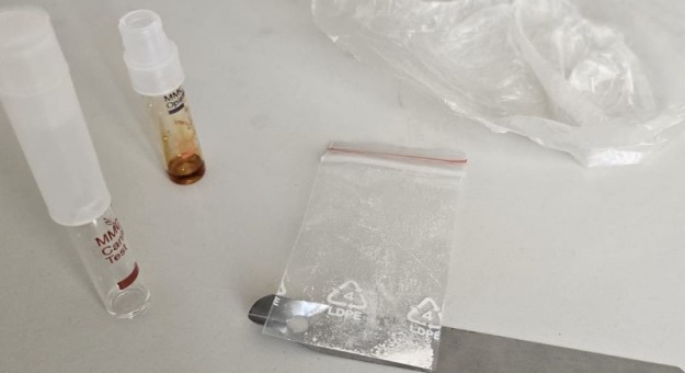 Policjanci ujawnili przy 37-latku śladowe ilości amfetaminy 