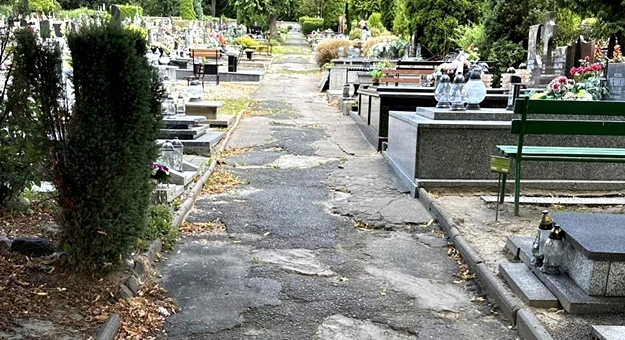 Rusza remont alejek na cmentarzu komunalnym
