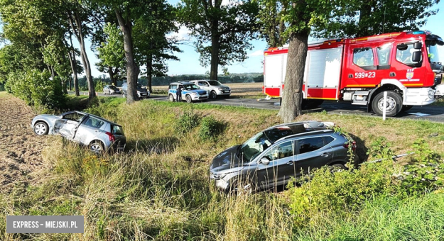 Zderzenie suzuki i nissana między Kamieńcem Ząbkowickim a Złotym Stokiem