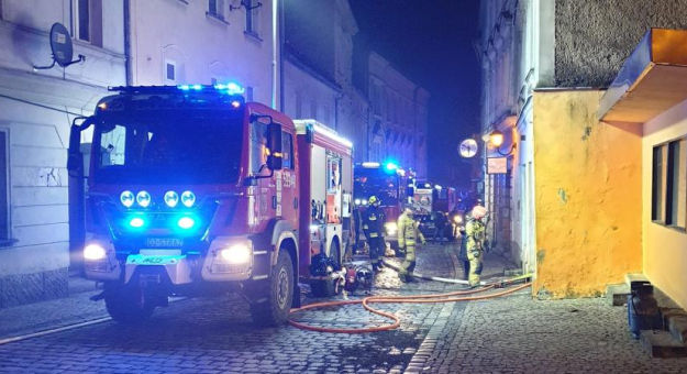 Pożar mieszkania w Złotym Stoku