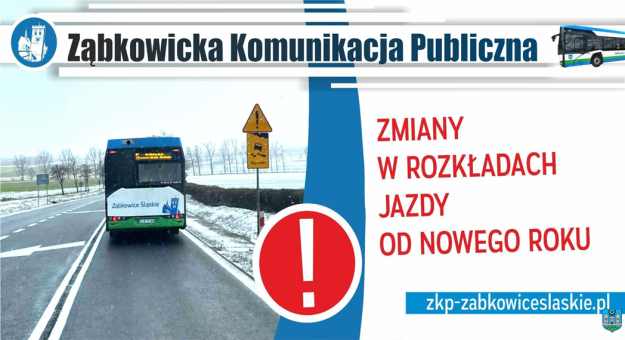 Od 2 stycznia nowy rozkład jazdy Ząbkowickiej Komunikacji Publicznej