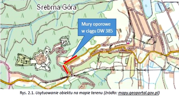 Od 5 marca czasowa zmiana organizacji ruchu w Srebrnej Górze. Rusza przebudowa muru oporowego