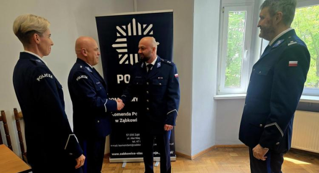 Oficjalne mianowanie komendanta Komisariatu Policji w Kamieńcu Ząbkowickim