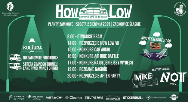 How Low VII – Zlot motoryzacyjny w Ząbkowicach Śląskich już 2 sierpnia