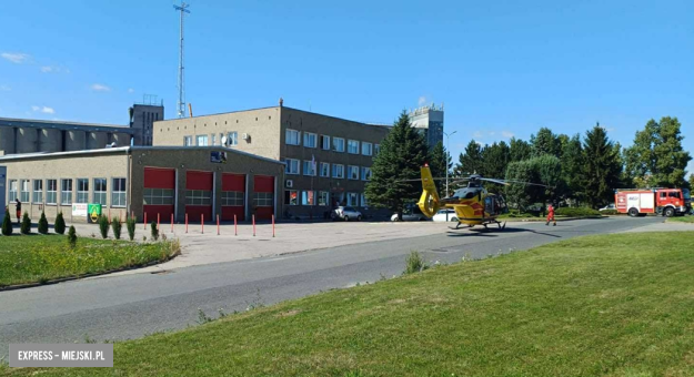 Śmigłowiec LPR lądował przy ul. Waryńskiego