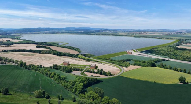 Wizualizacja zbiornika Kamieniec Ząbkowicki