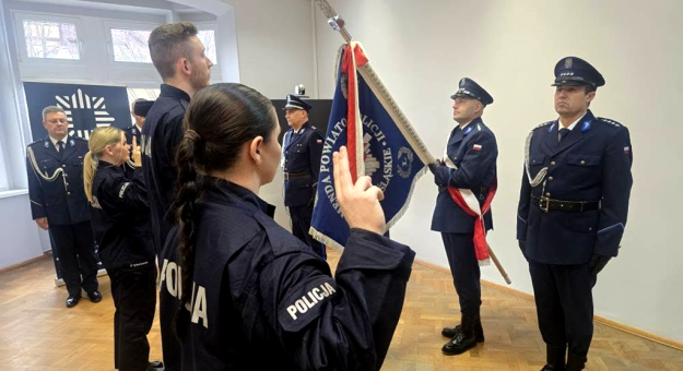 Trzech nowych policjantów złożyło ślubowanie
