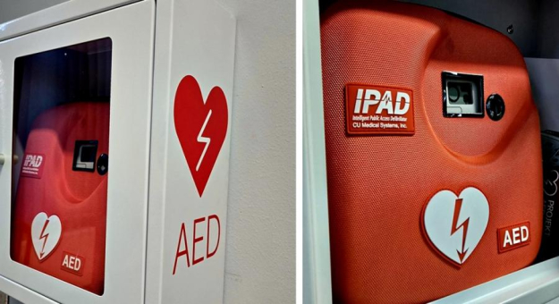 Defibrytlator AED na wyposażeniu Komendy Powiatowej Policji w Ząbkowicach Śląskich