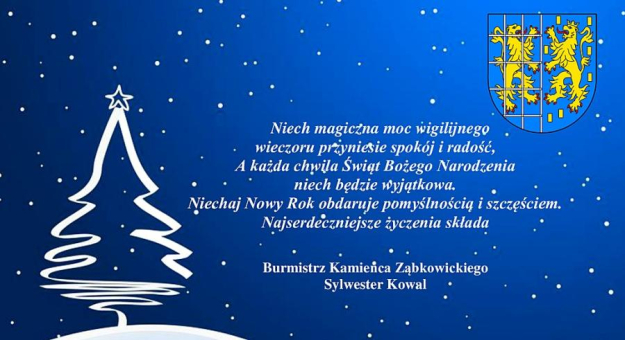 Życzenia bożonarodzeniowe składają władze gminy Kamieniec Ząbkowicki