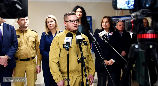 Konferencja prasowa w Olbrachcicach Wielkich