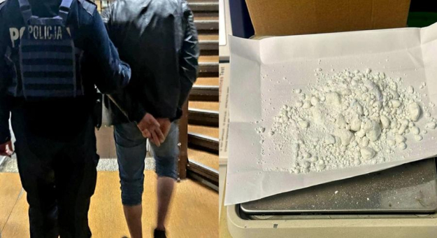 Nerwowe zachowanie zdradziło 35-latka. Miał przy sobie narkotyki
