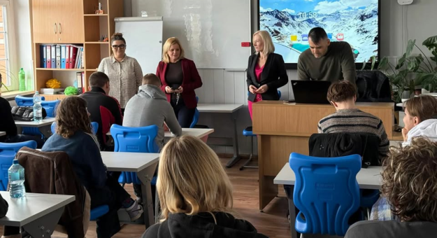 Spotkanie uczniów ZSP w Ziębicach z przedstawicielami firmy Kordas