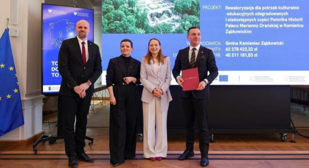 Ponad 40 mln zł na Pałac Marianny Orańskiej