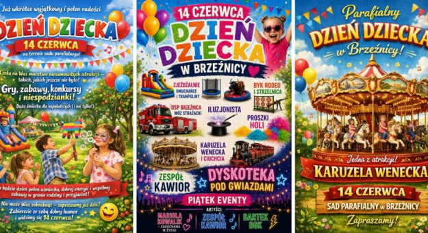 Dzień Dziecka w Brzeźnicy już 14 czerwca. Zaproszenie dla dzieci z całego powiatu