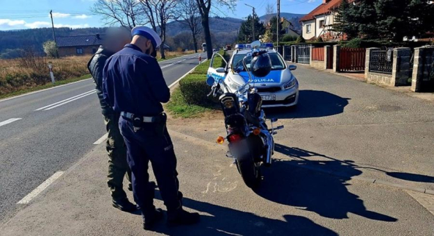 Policyjna akcja „Motocyklista” na drogach powiatu ząbkowickiego