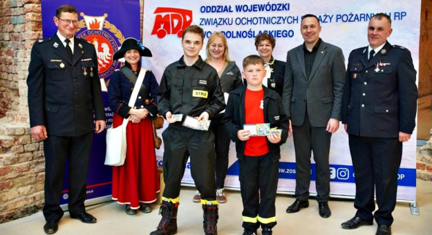 Młodzi strażacy rywalizowali w Twierdzy Srebrna Góra. Znamy zwycięzców etapu wojewódzkiego