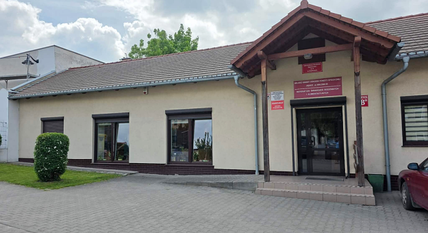 Siedziba Miejsko-Gminnego Ośrodka Pomocy Społecznej przy ul. Wałowej 65